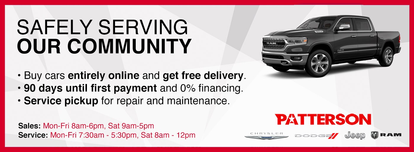 Chrysler Dodge Jeep Ram Dealer in Kilgore, TX Patterson Kilgore