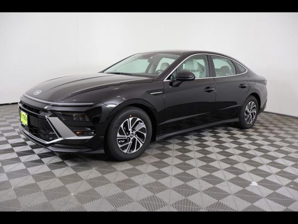 New 2026 Hyundai Sonata Hybrid Blue Sedan