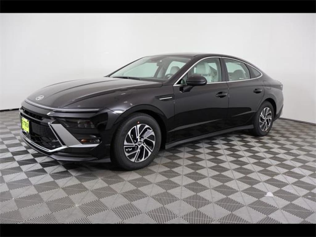 New 2026 Hyundai Sonata Hybrid Blue Sedan
