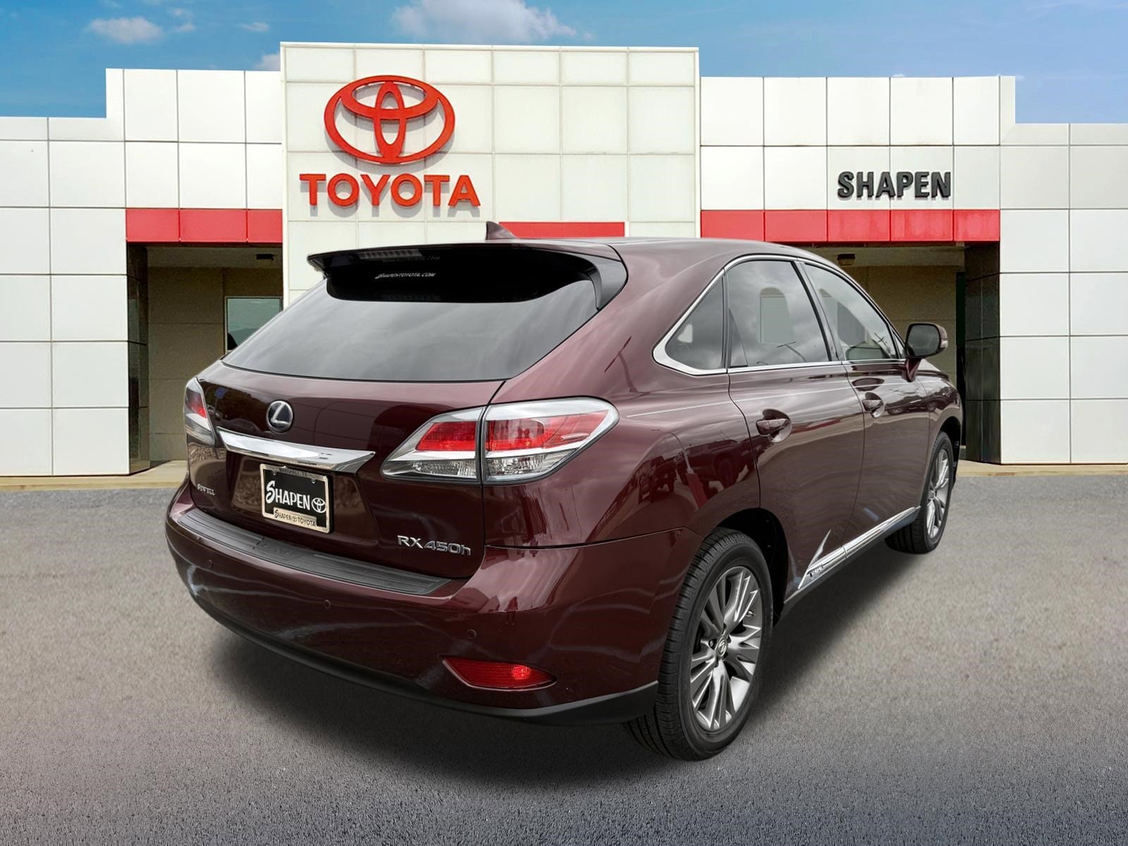 Used 2014 Lexus RX 450h with VIN JTJZB1BA5E2009783 for sale in Marshall, TX