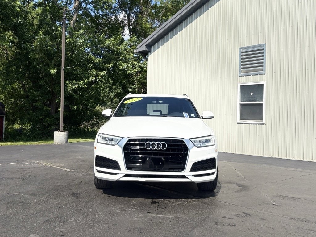 Used 2018 Audi Q3 Premium Plus with VIN WA1JCCFS9JR025928 for sale in Olean, NY