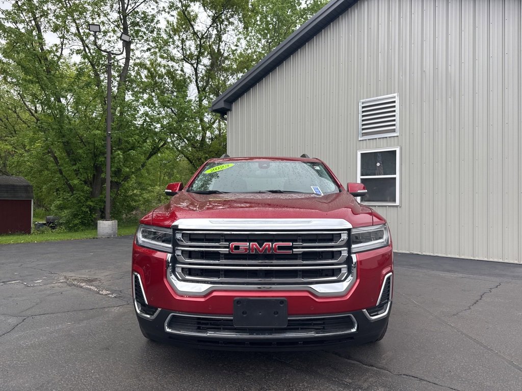 Used 2023 GMC Acadia SLE with VIN 1GKKNRL46PZ206625 for sale in Olean, NY