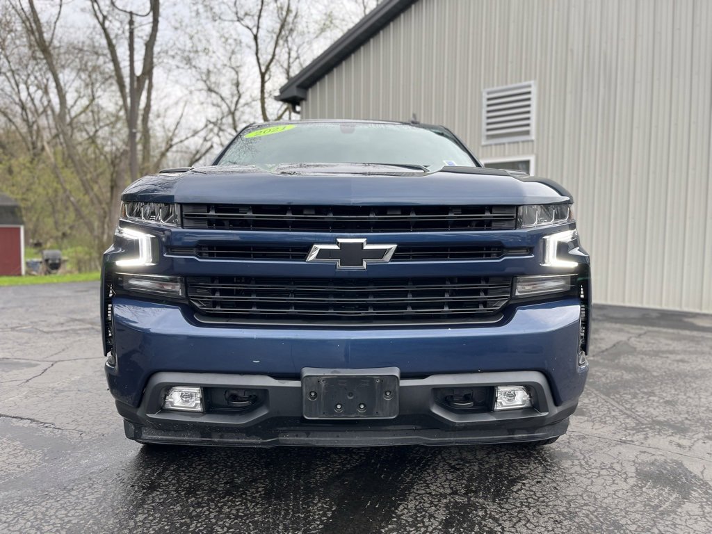 Used 2021 Chevrolet Silverado 1500 RST with VIN 3GCUYEED0MG112091 for sale in Olean, NY
