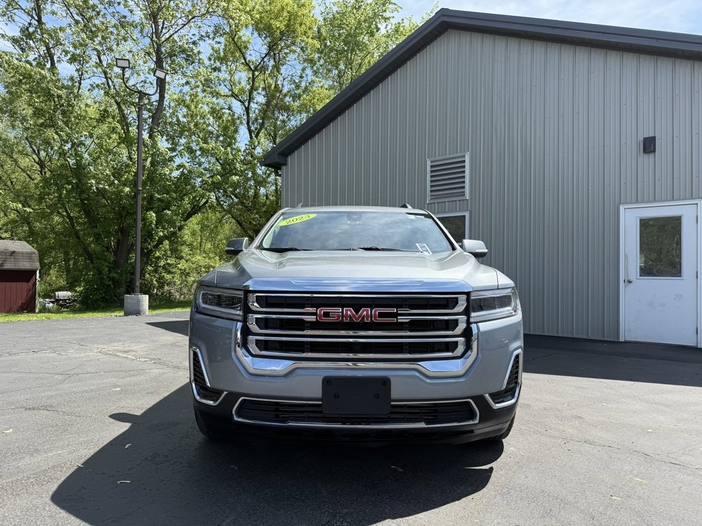 Used 2023 GMC Acadia SLE with VIN 1GKKNRL43PZ229814 for sale in Olean, NY
