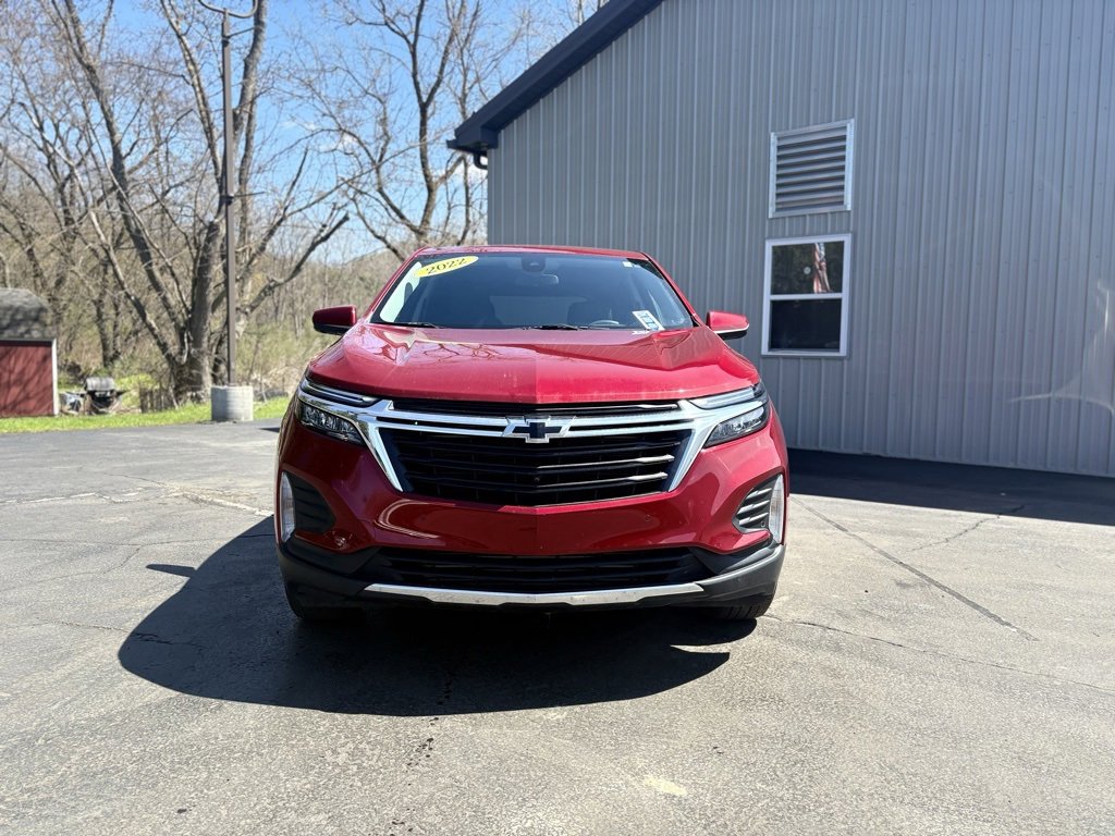 Used 2022 Chevrolet Equinox LT with VIN 3GNAXUEV3NL156675 for sale in Olean, NY