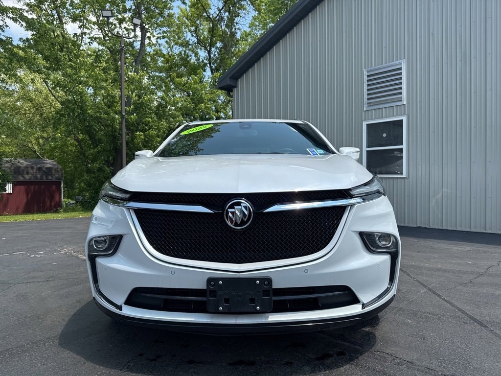 Used 2022 Buick Enclave Essence with VIN 5GAEVAKWXNJ187331 for sale in Olean, NY