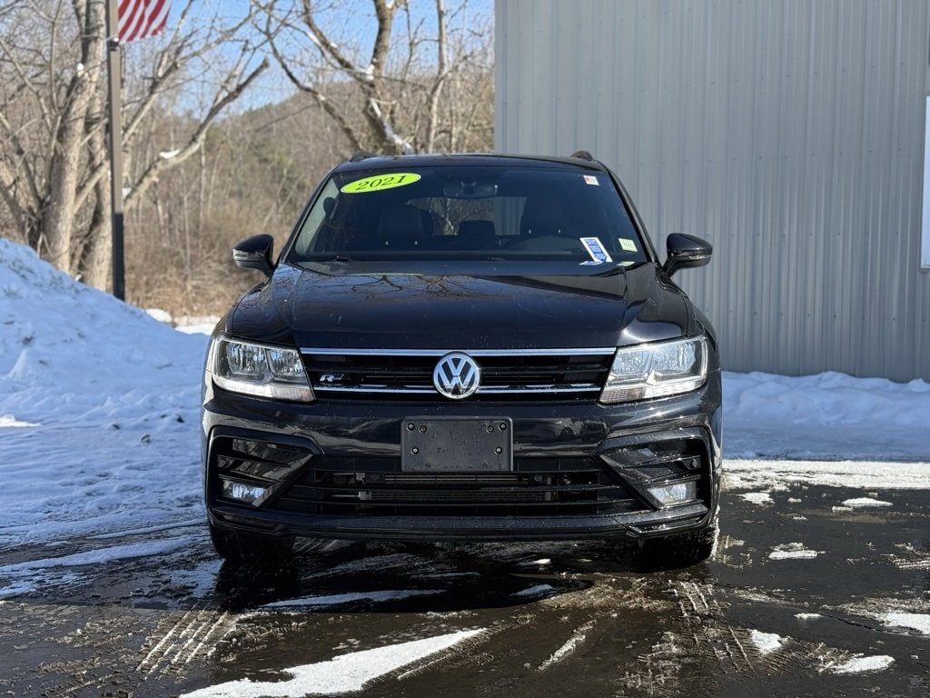 Used 2021 Volkswagen Tiguan SE R-LINE BLACK with VIN 3VV2B7AX7MM024310 for sale in Olean, NY