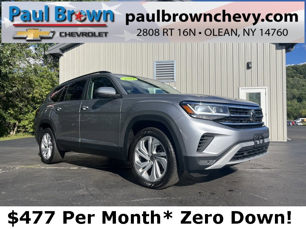 Used 2022 Volkswagen Atlas 3.6L V6 SE w/Technology SUV