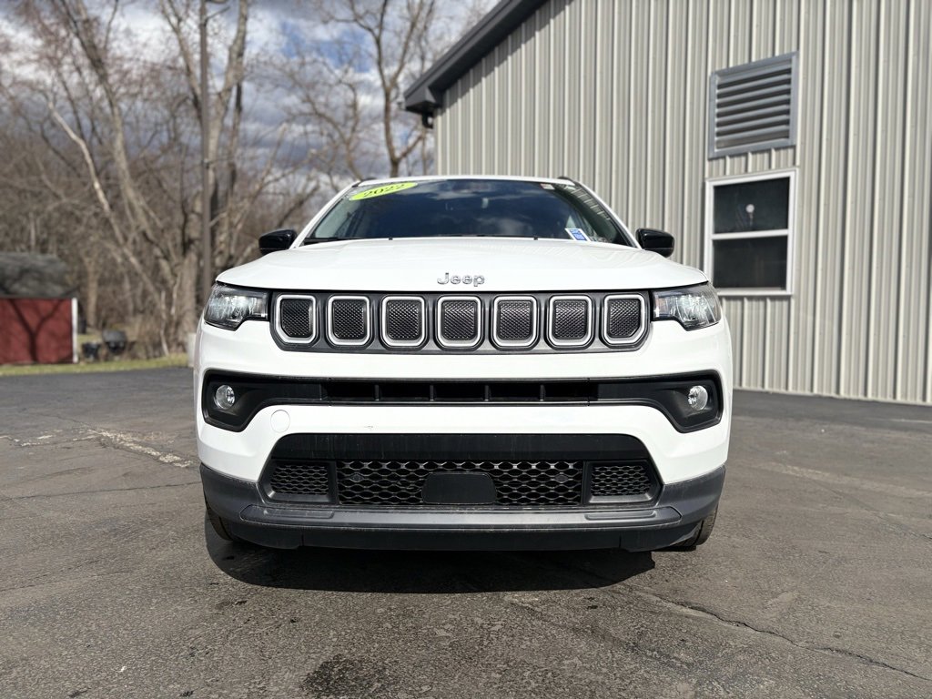 Used 2022 Jeep Compass Latitude Lux with VIN 3C4NJDFB6NT129048 for sale in Olean, NY