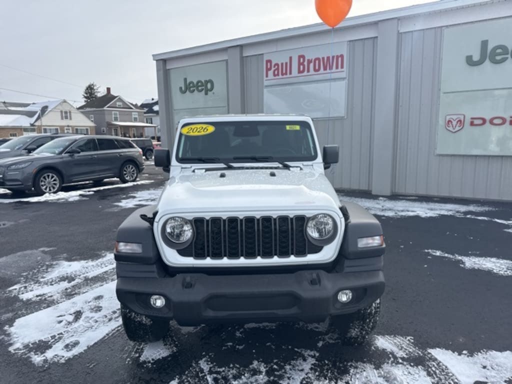 New 2026 Jeep Wrangler 4-DOOR SPORT S Sport Utility