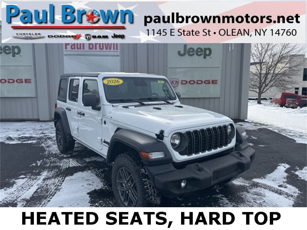 New 2026 Jeep Wrangler 4-DOOR SPORT S Sport Utility