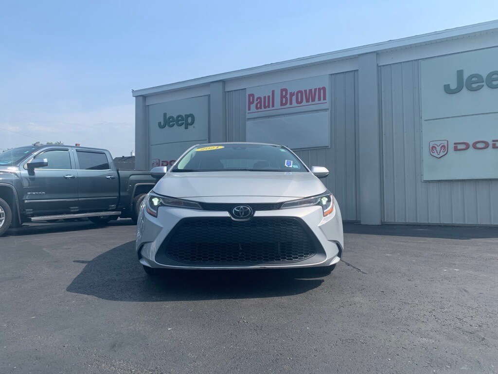 Used 2021 Toyota Corolla LE with VIN 5YFEPMAE9MP211339 for sale in Olean, NY