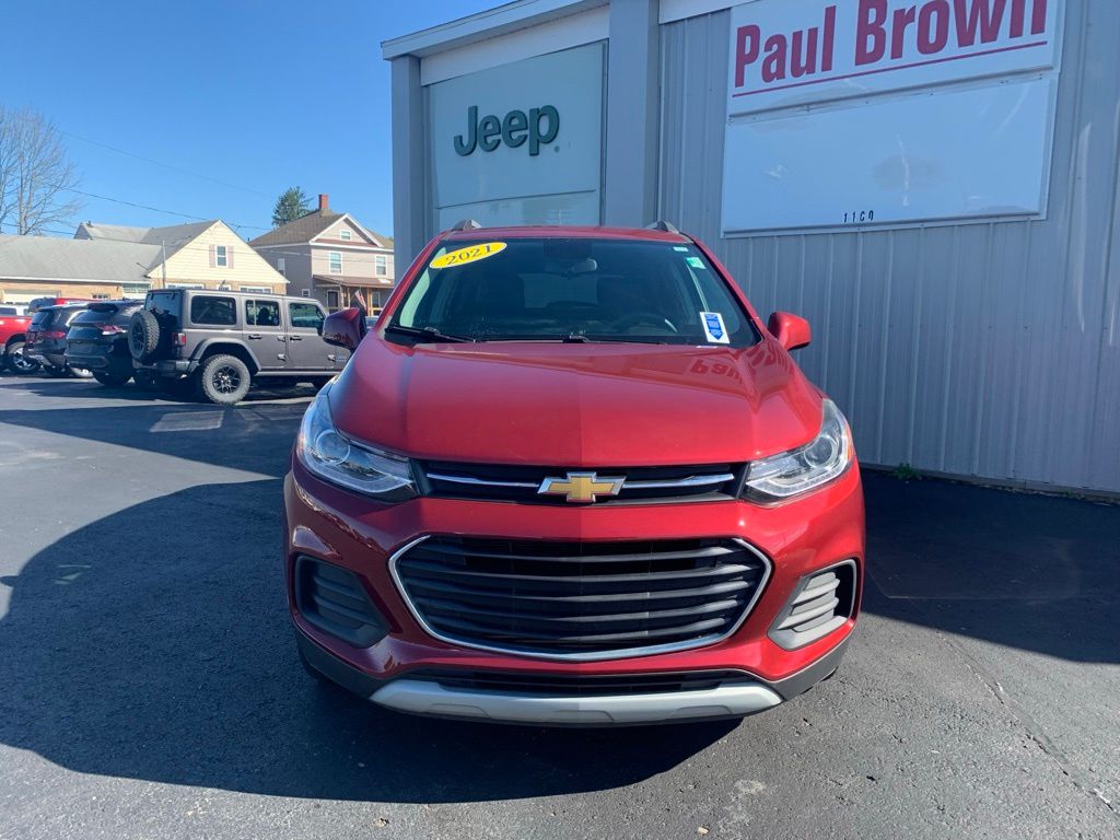 Used 2021 Chevrolet Trax LT with VIN KL7CJPSB1MB315401 for sale in Olean, NY
