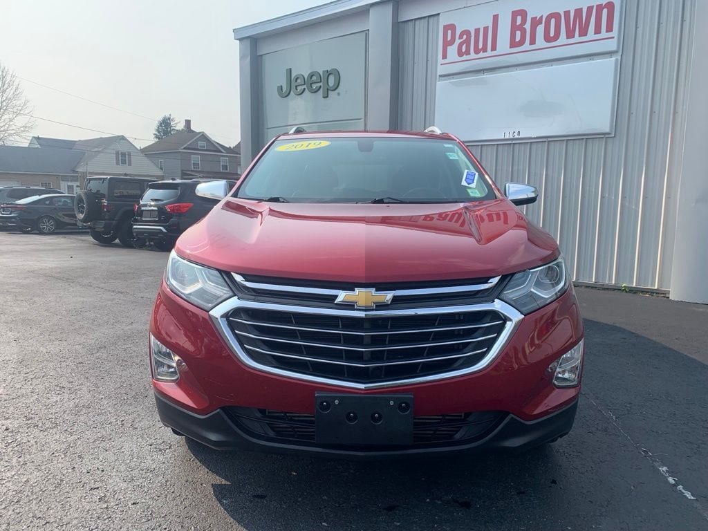 Used 2019 Chevrolet Equinox Premier with VIN 2GNAXYEX1K6286737 for sale in Olean, NY