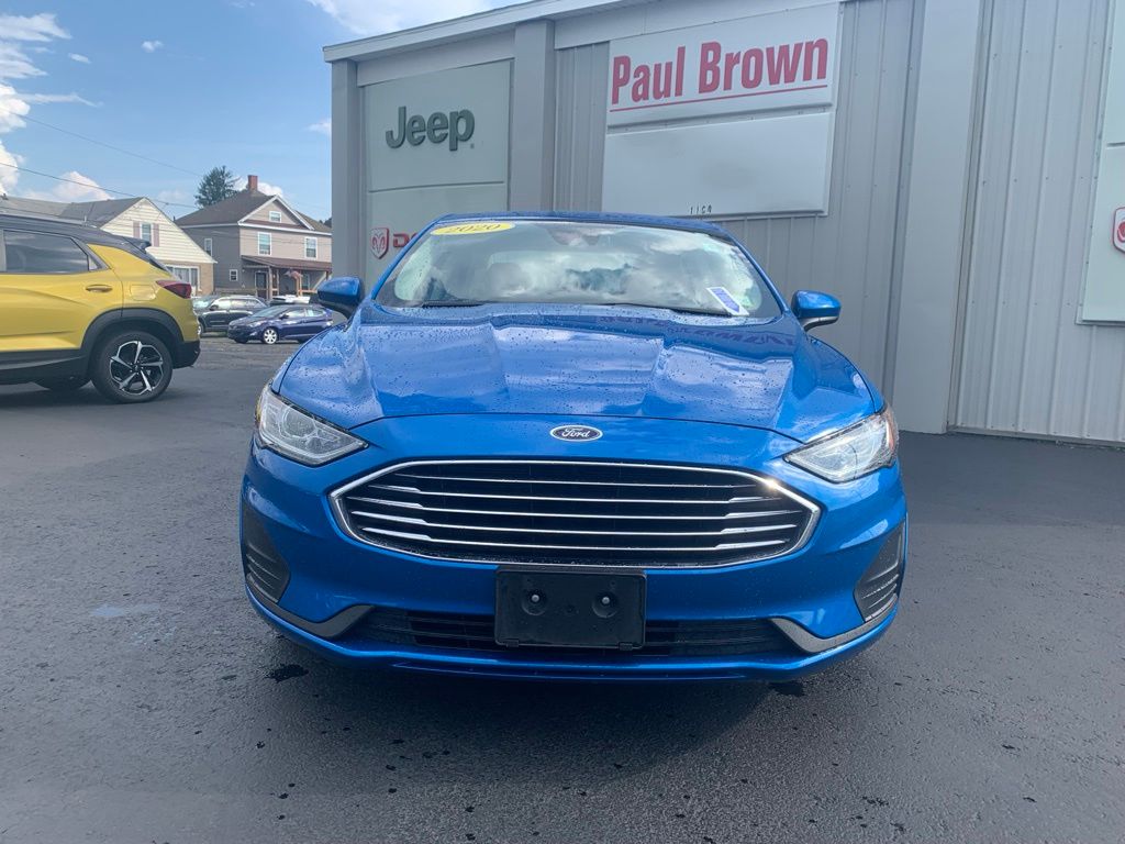Used 2020 Ford Fusion Hybrid SE with VIN 3FA6P0LUXLR123531 for sale in Olean, NY
