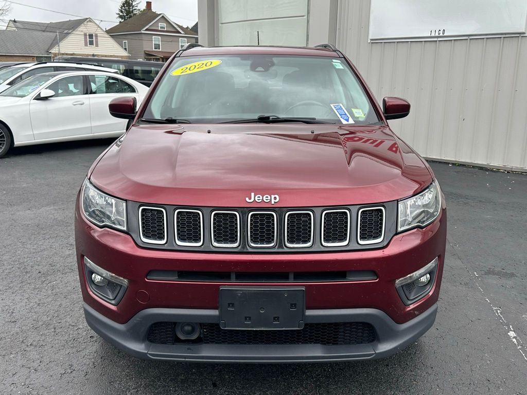 Used 2020 Jeep Compass Sun & Safety with VIN 3C4NJCBB8LT252816 for sale in Olean, NY