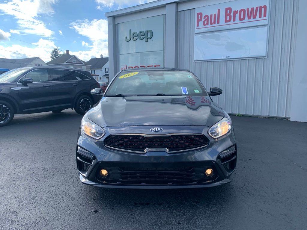 Used 2021 Kia Forte GT-Line with VIN 3KPF34AD4ME391452 for sale in Olean, NY