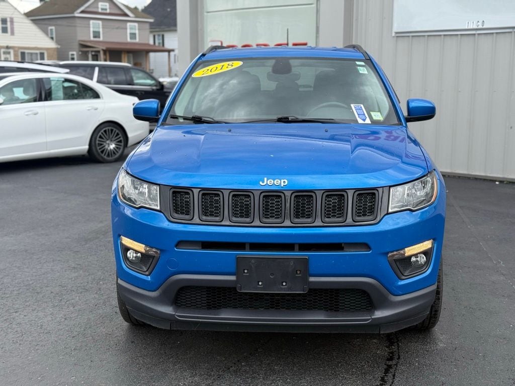 Used 2018 Jeep Compass Latitude with VIN 3C4NJDBB7JT175763 for sale in Olean, NY