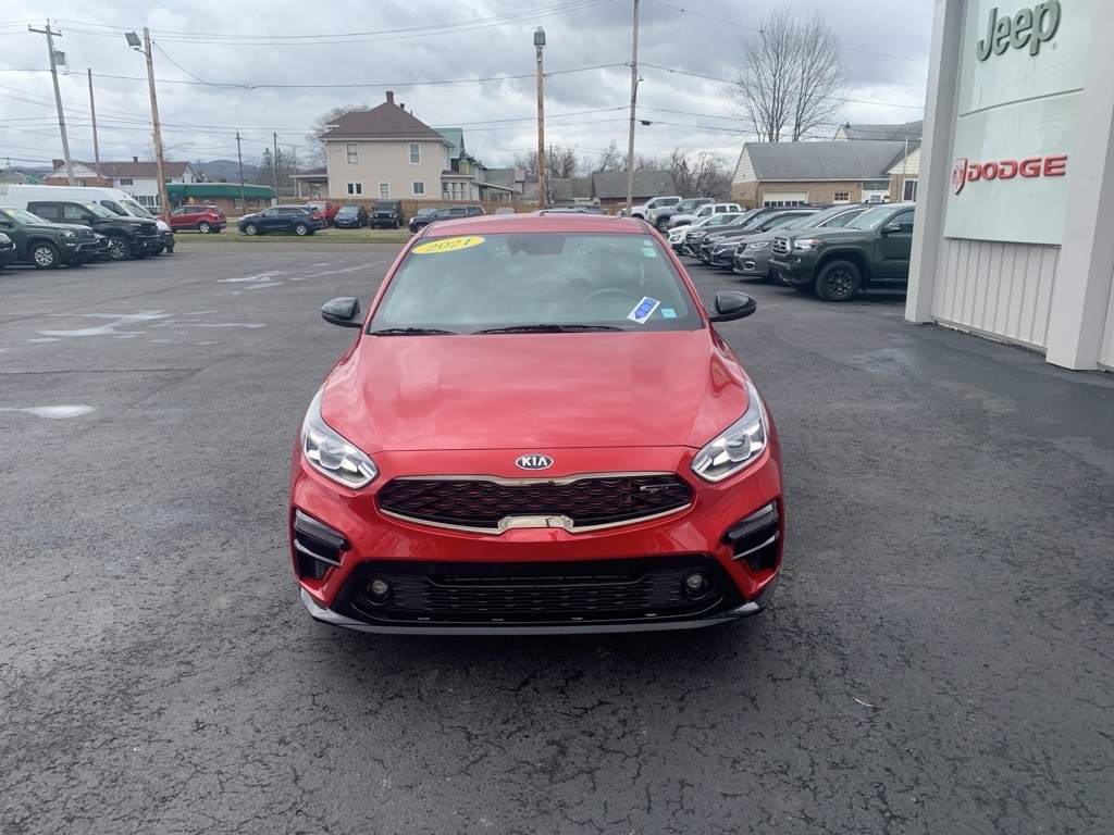 Used 2021 Kia Forte GT with VIN 3KPF44AC6ME399539 for sale in Olean, NY