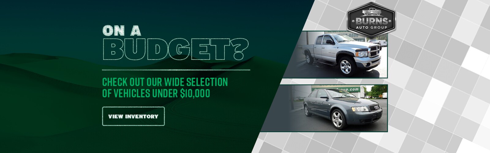 Visit Burns Auto Group today for all of your truck, car, and SUV needs