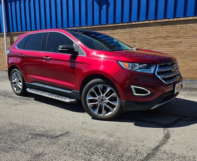 Used 2015 Ford Edge Titanium with VIN 2FMTK4K92FBB00064 for sale in Hobart, IN