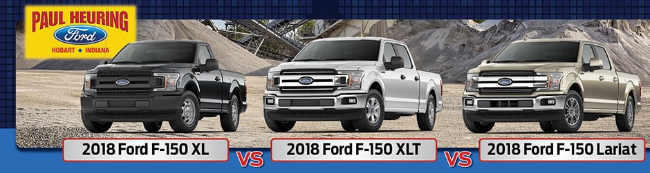 2018 Ford F-150 XL vs. XLT vs. Lariat