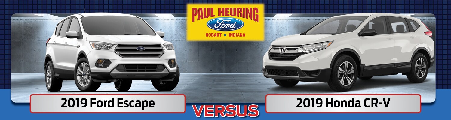 2019 Ford Escape vs. Honda CR-V | Features, Specs & Differences