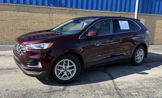 Used 2021 Ford Edge SEL with VIN 2FMPK3J91MBA64538 for sale in Hobart, IN