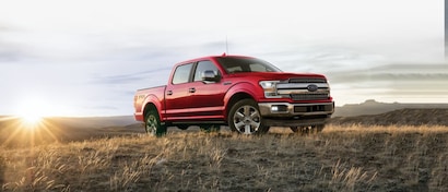 2020 Ford F-150 parked in a field outside
