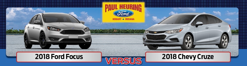 2018 Ford Focus vs. Chevy Cruze