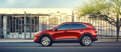 2020 Ford Escape driving in a city