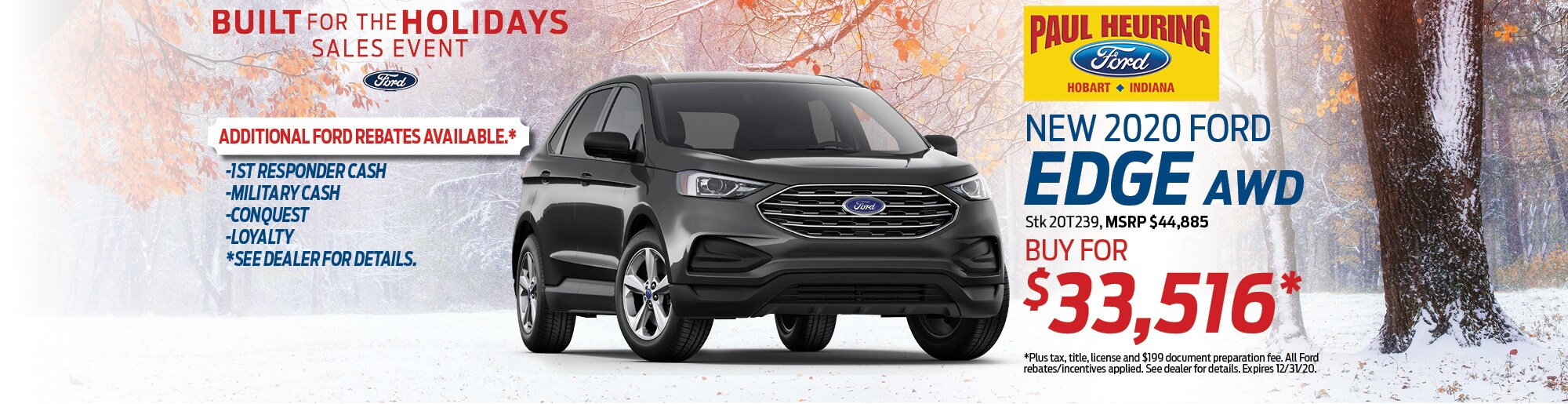 Ford Dealership in Hobart, IN Paul Heuring Ford