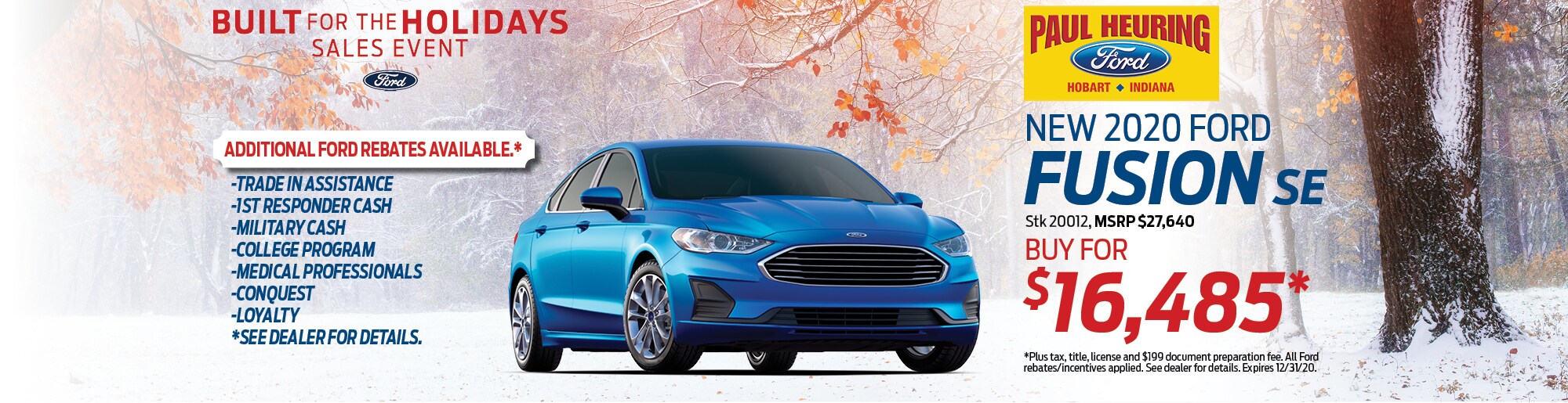 Ford Dealership in Hobart, IN Paul Heuring Ford