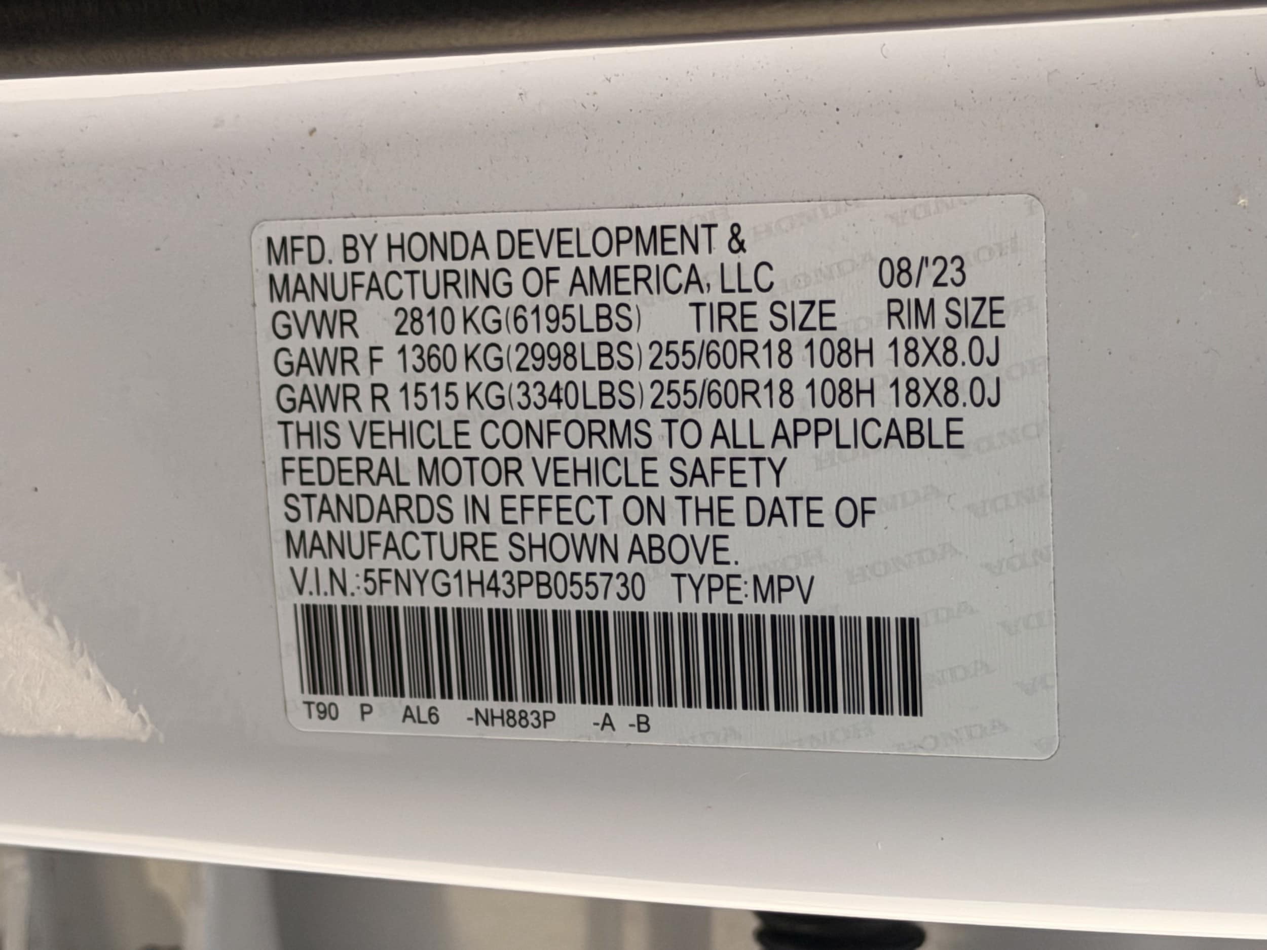2023 Honda Pilot EX-L - Photo 27
