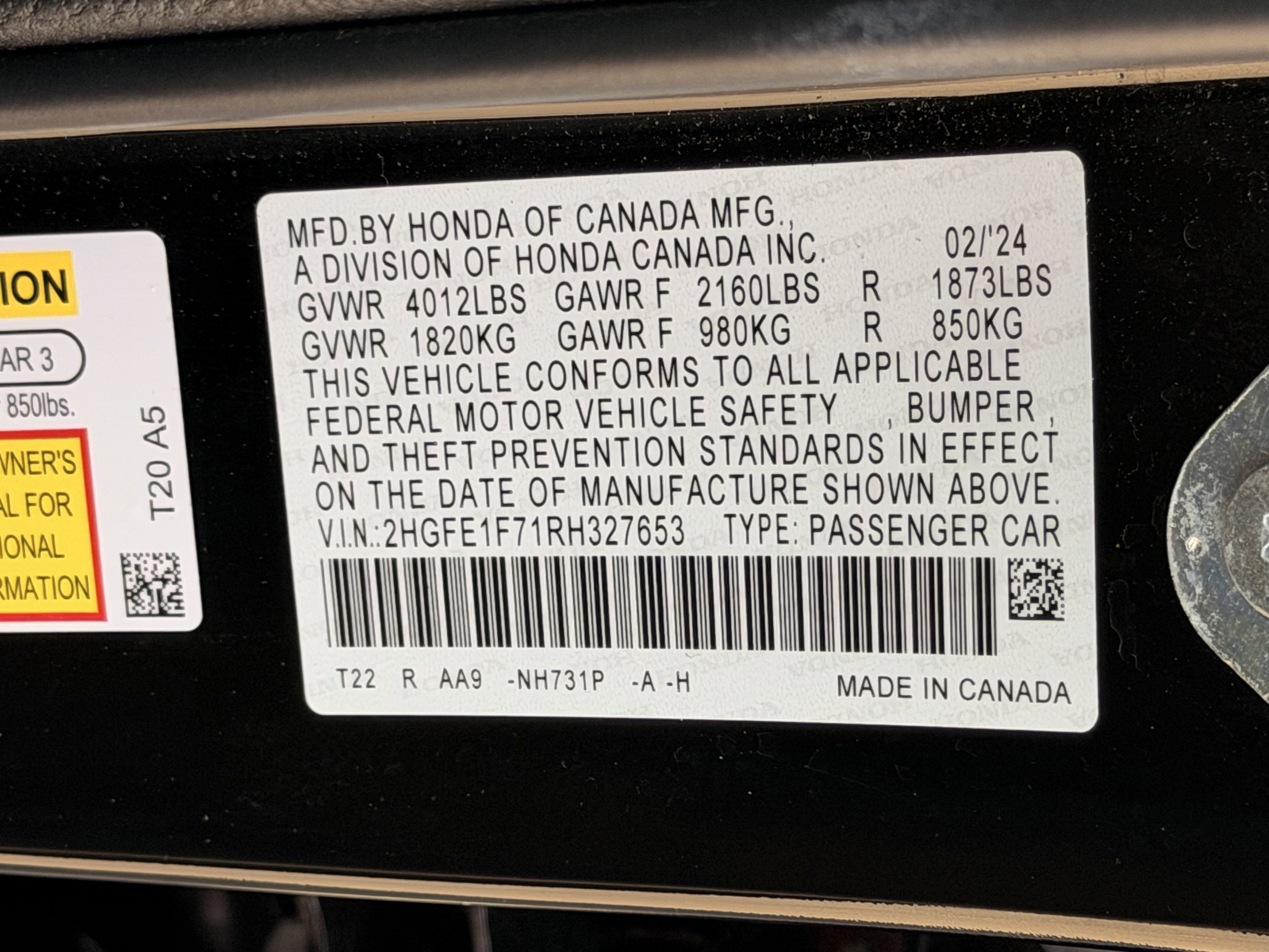 2024 Honda Civic EX - Photo 28