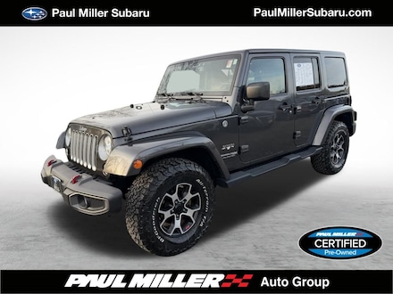 Featured used 2018 Jeep Wrangler JK Unlimited Sahara 4x4 SUV for sale in Parsippany, NJ