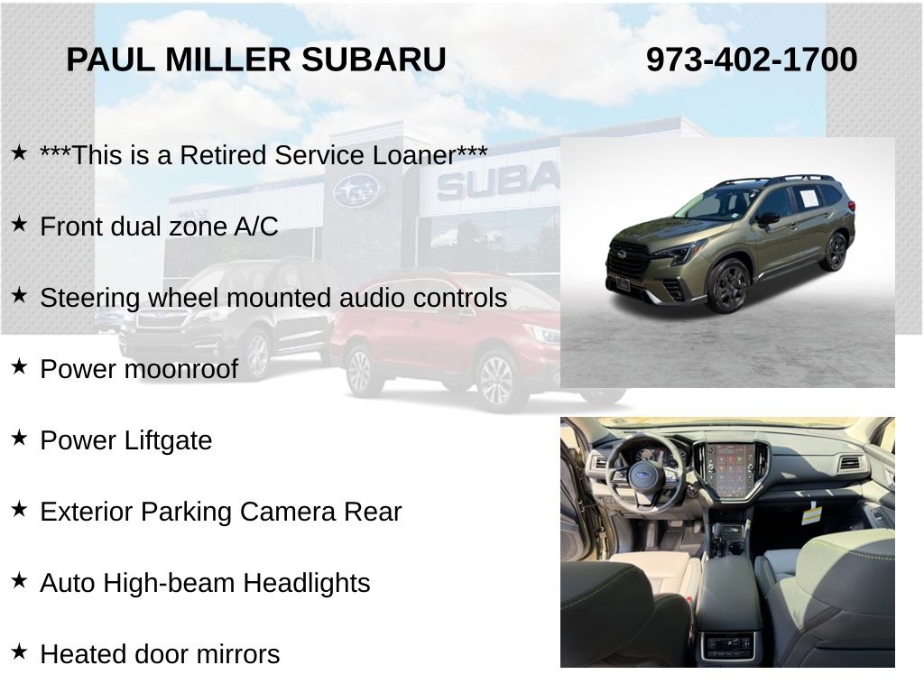 2025 Subaru Ascent Onyx Edition-Premium - Photo 8