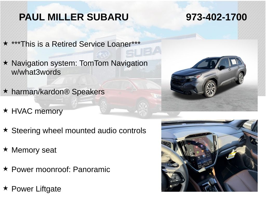 2025 Subaru Forester Touring - Photo 8