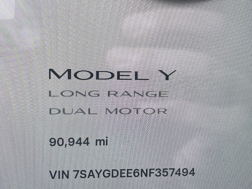 Used 2022 Tesla Model Y Long Range Y LONG RANGE
