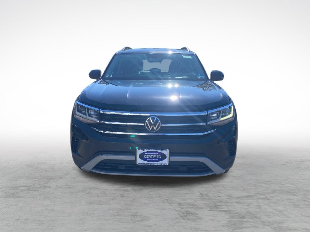 Used 2021 Volkswagen Atlas SE w/Tech with VIN 1V2HR2CA9MC536926 for sale in Bernardsville, NJ