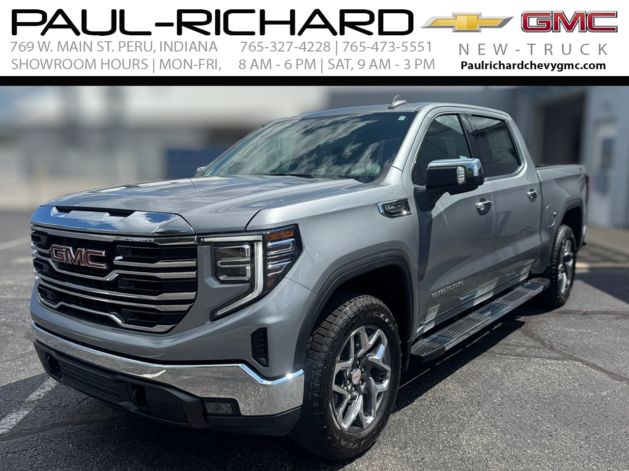Sterling Metallic 2026 GMC Sierra 1500 Pickup Truck Four-Wheel Drive Automatic