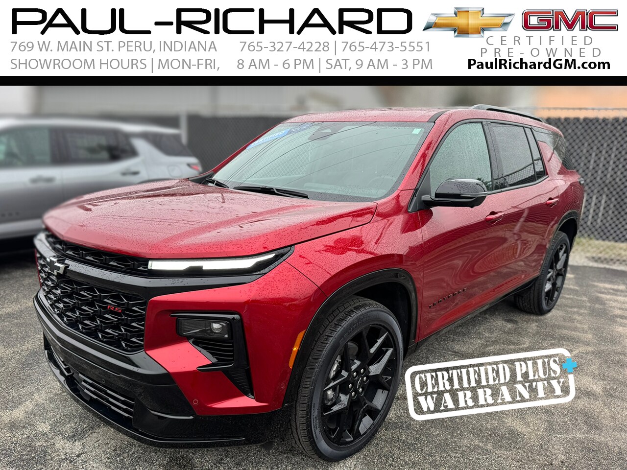 Radiant Red Tintcoat 2025 Chevrolet Traverse SUV / Crossover Four-Wheel Drive Automatic