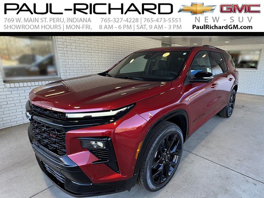 New 2026 Chevrolet Traverse RS SUV