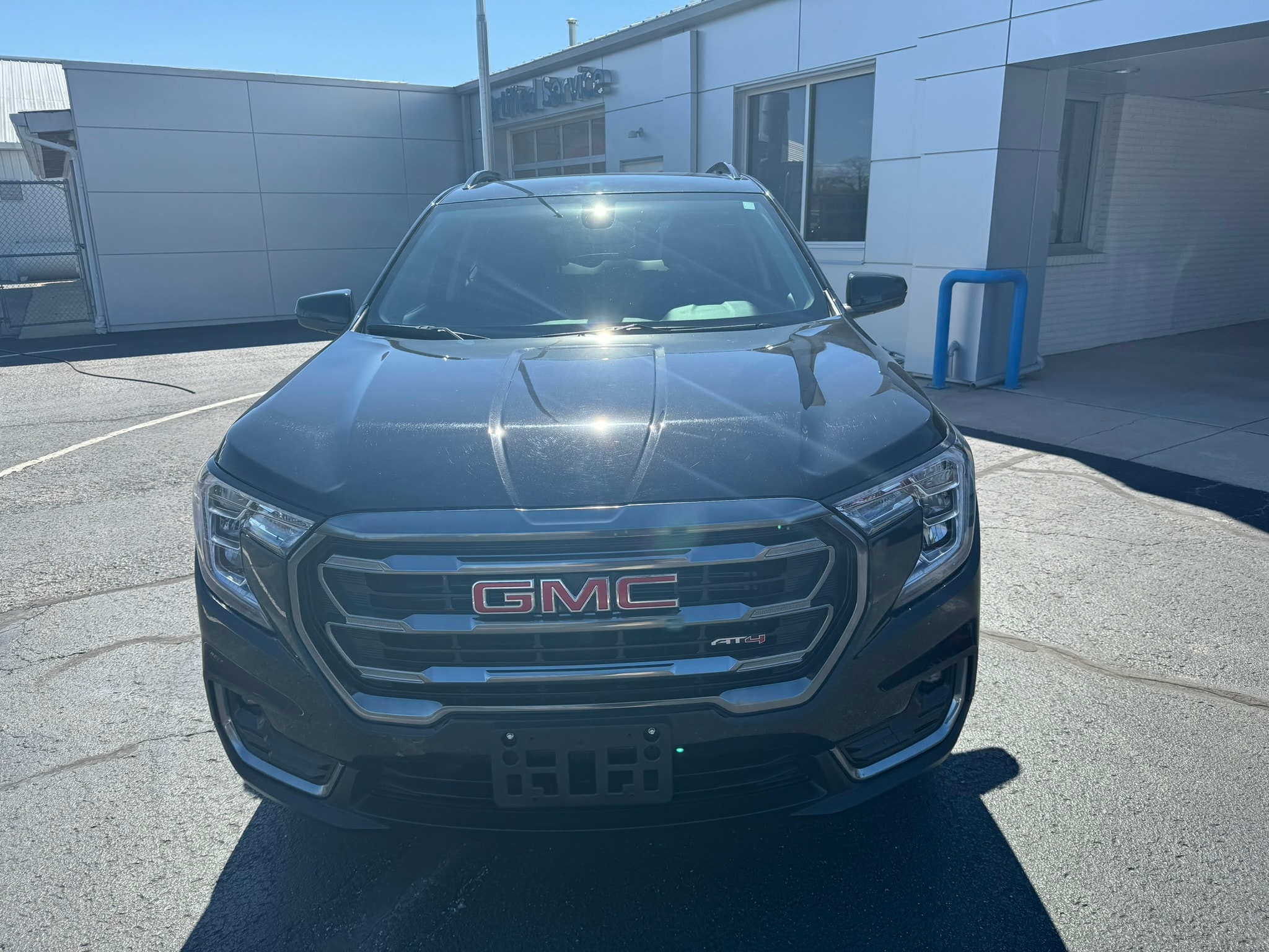 Used 2023 GMC Terrain AT4 with VIN 3GKALYEGXPL217556 for sale in Peru, IN