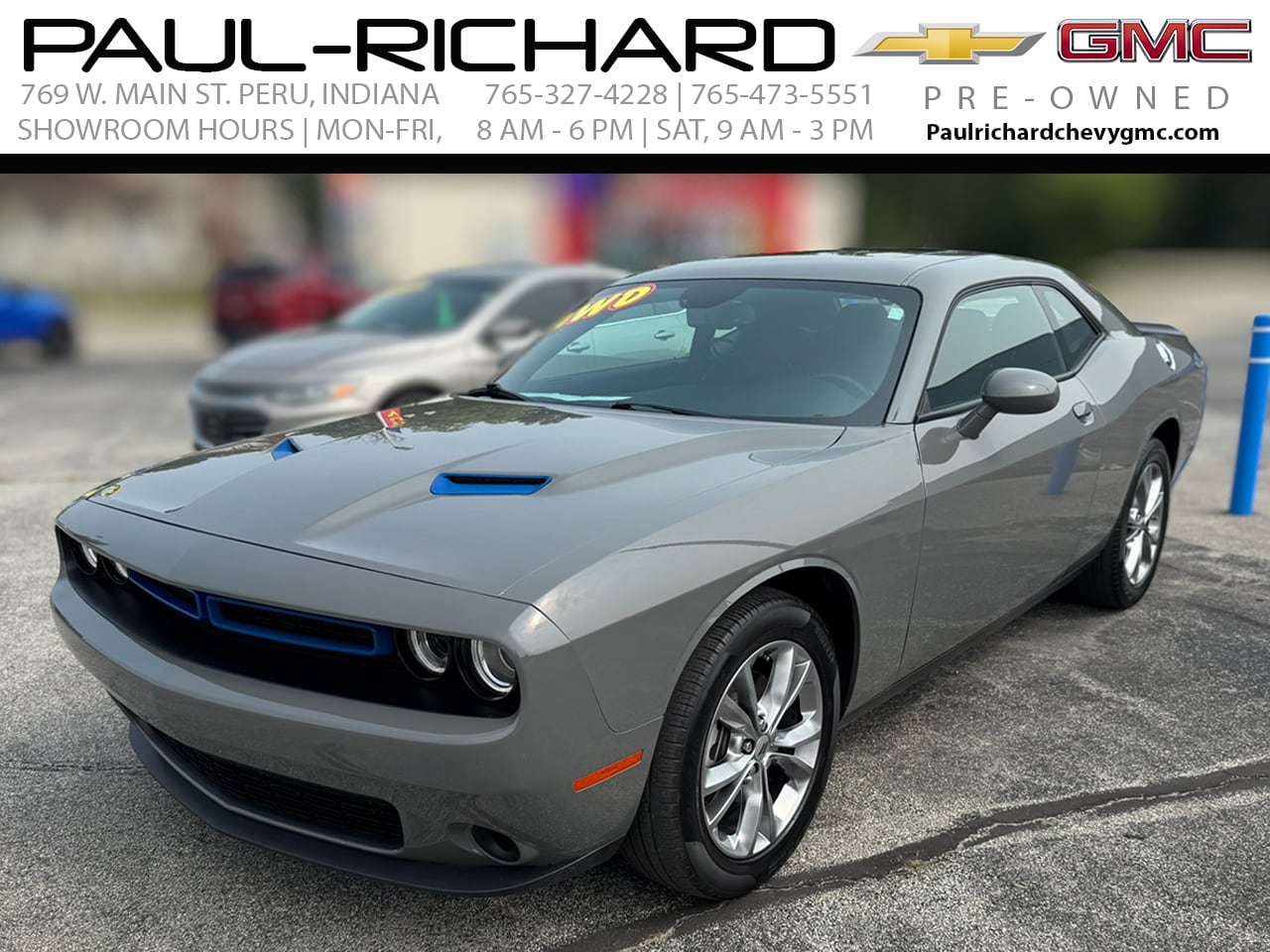 Gray 2023 Dodge Challenger Coupe All-Wheel Drive Automatic