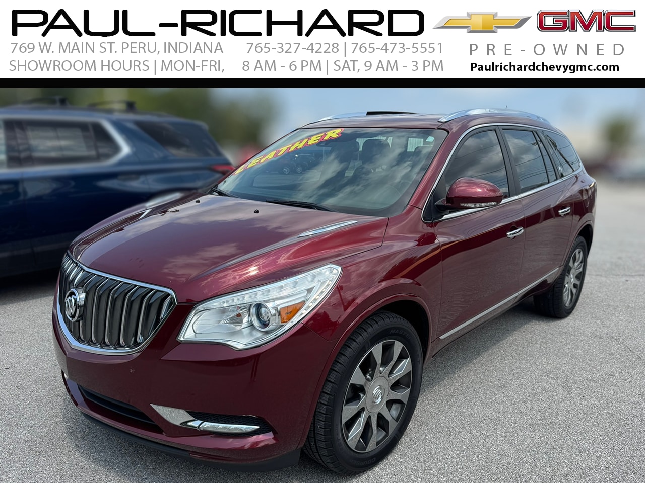 Crimson Red Tintcoat 2017 Buick Enclave SUV / Crossover Front-Wheel Drive Automatic