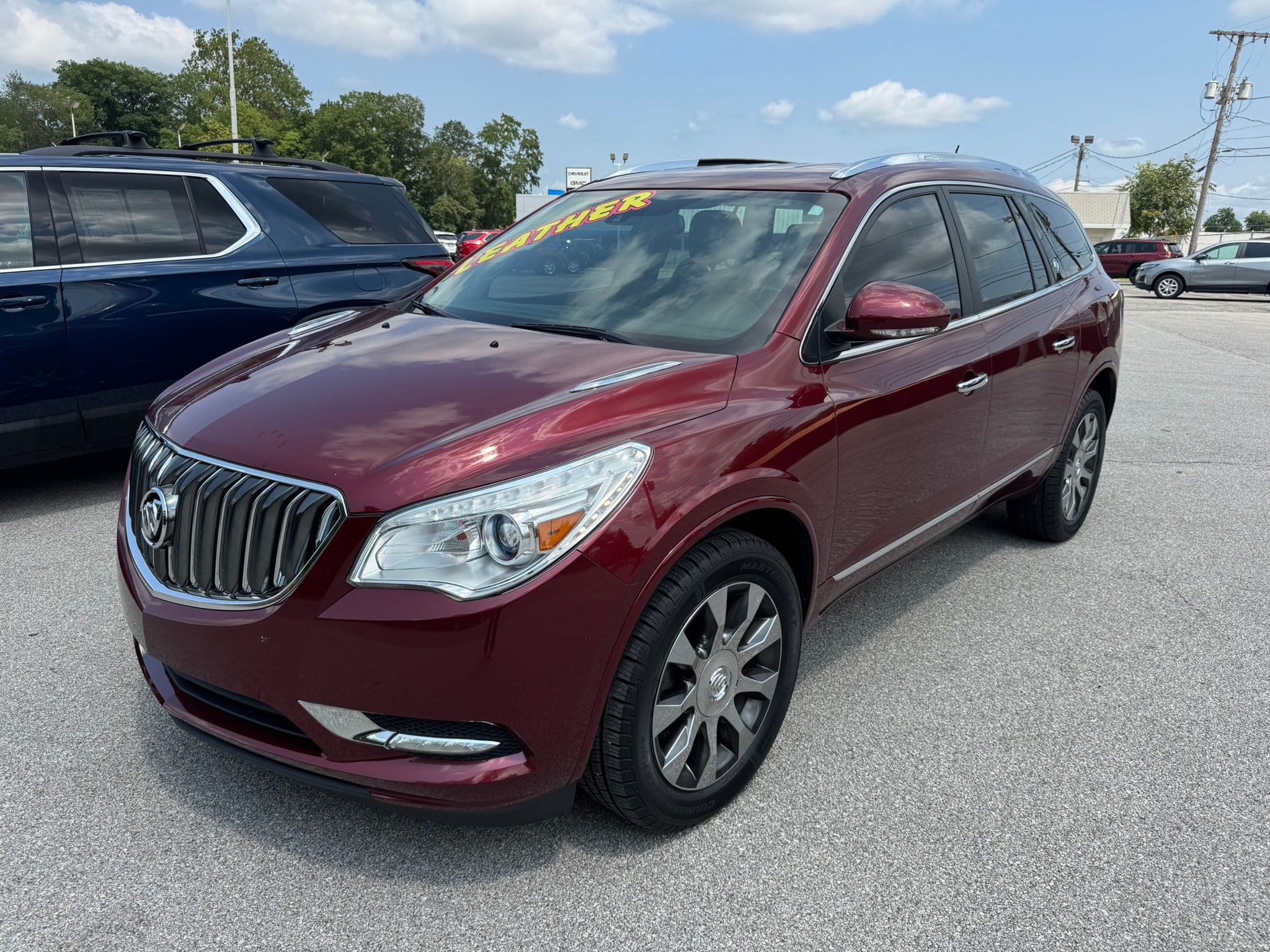 Used 2017 Buick Enclave Leather with VIN 5GAKRBKD6HJ263790 for sale in Peru, IN