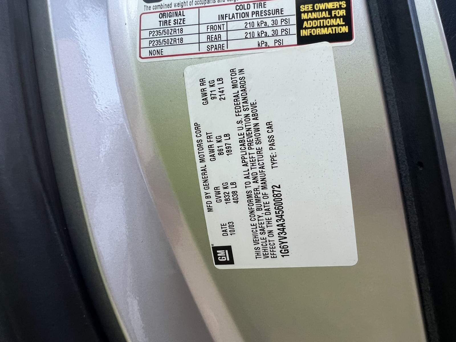 2004 Cadillac XLR Base - Photo 272