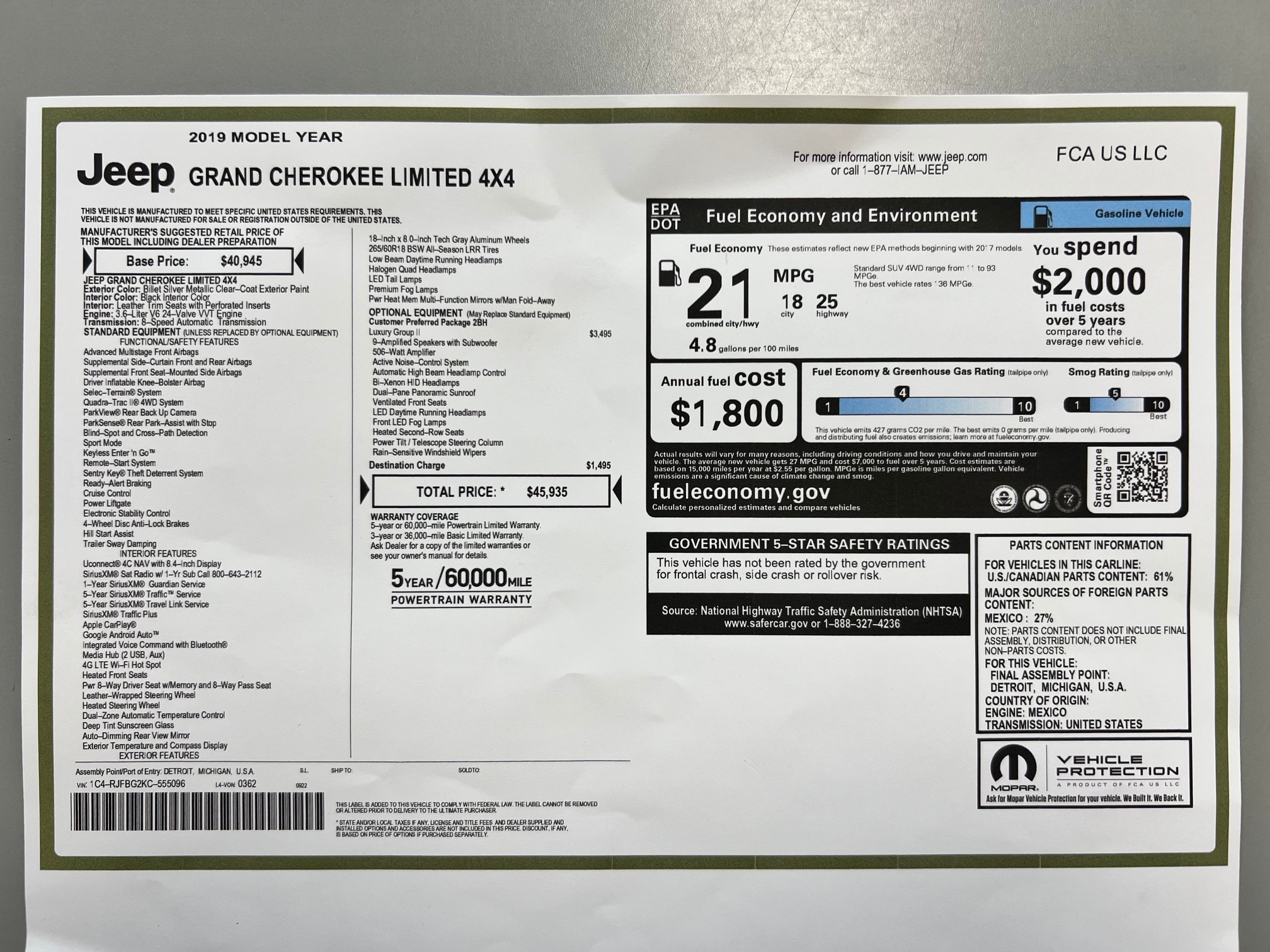 2019 Jeep Grand Cherokee Limited - Photo 27