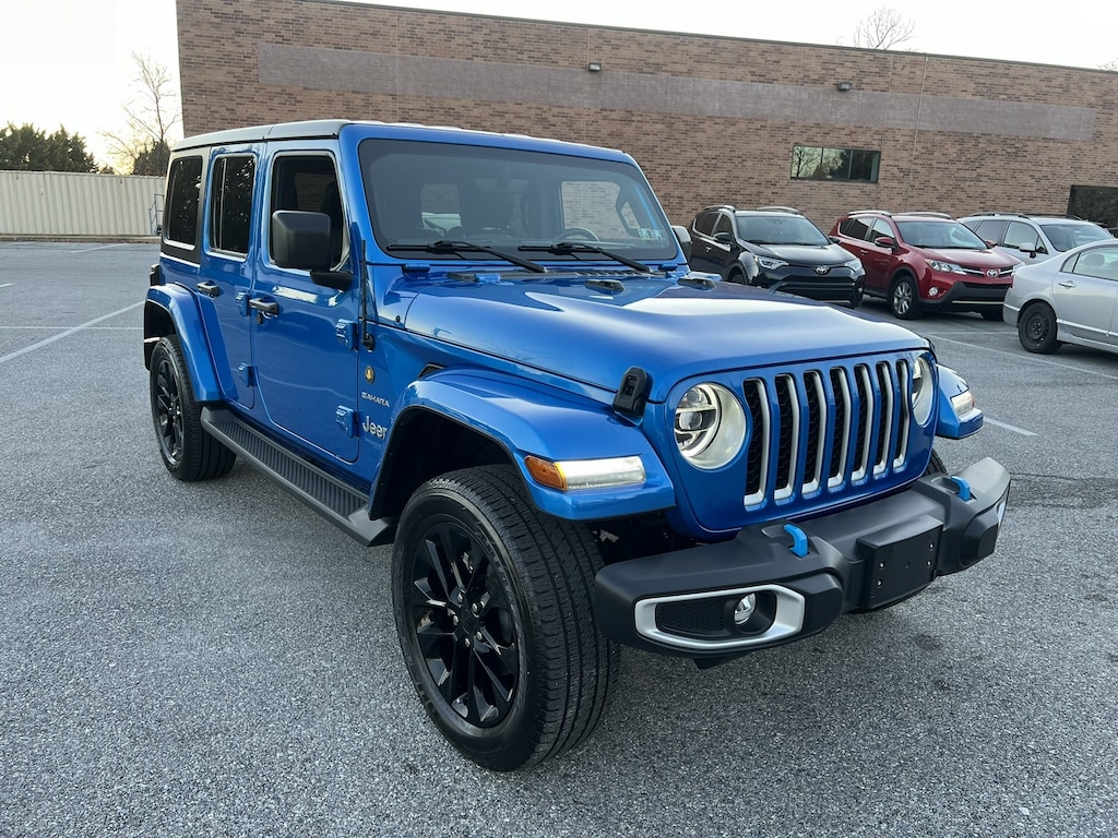 Used 2022 Jeep Wrangler Unlimited 4xe Sahara Hardtop Headliner/Cold Weather/Trailer Tow SUV